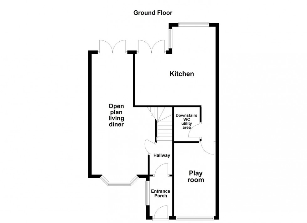 Floorplan for Spinney Halt, Whetstone, Leicester