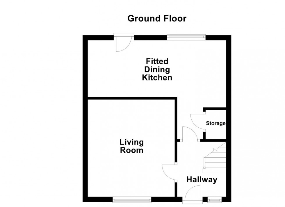 Floorplan for Oakpool Gardens, Leicester