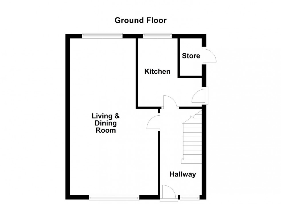 Floorplan for Salts Close, Enderby, Leicester