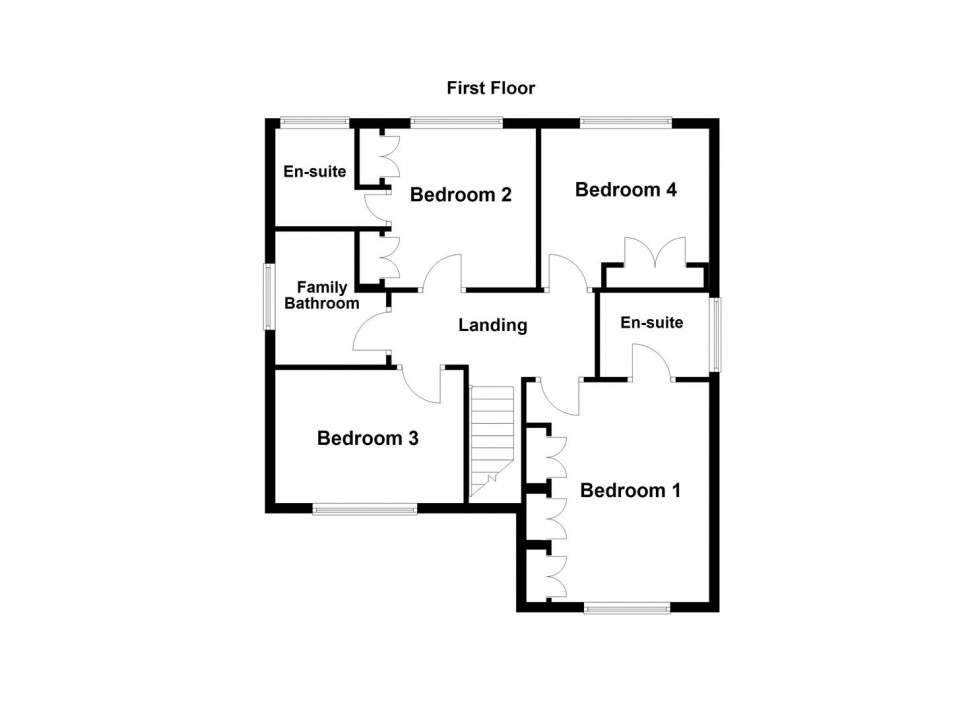 Floorplan for Alice Gardens, Whetstone, Leicester