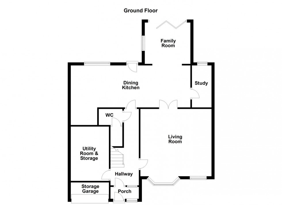 Floorplan for Worsh Close, Whetstone, Leicester