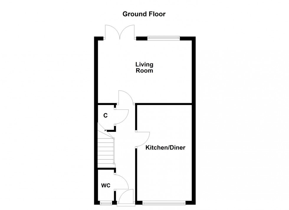 Floorplan for Gamble Avenue, Fleckney, Leicester