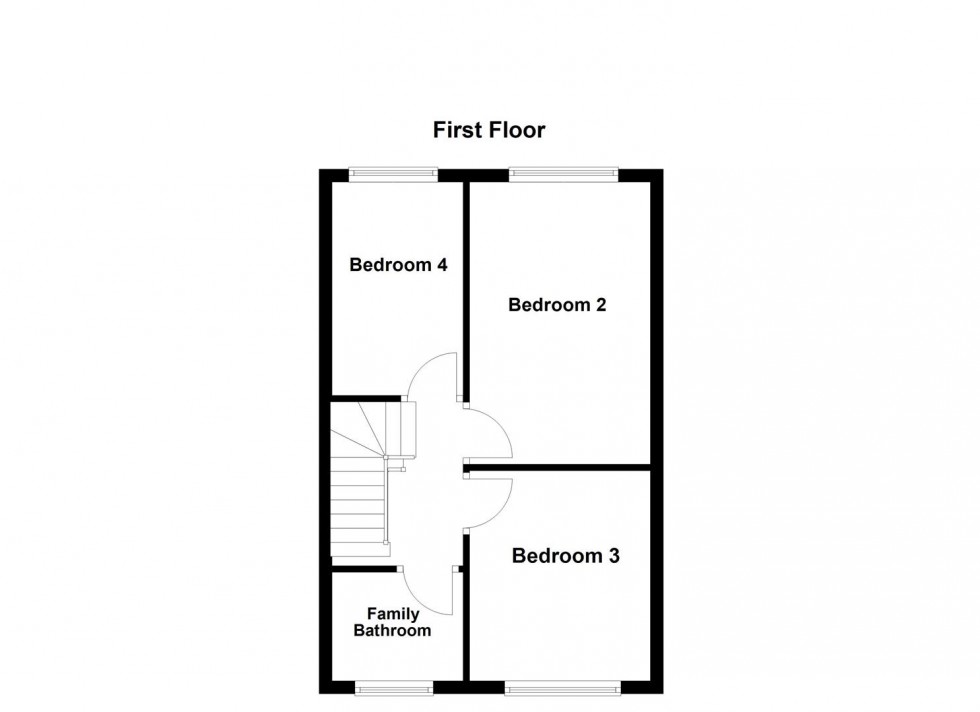 Floorplan for Gamble Avenue, Fleckney, Leicester