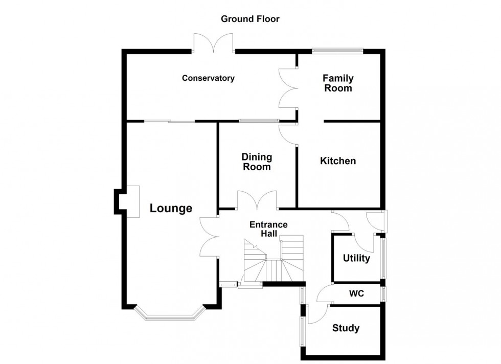 Floorplan for Countryman Way, Markfield