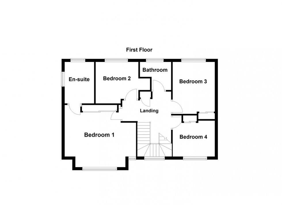 Floorplan for Countryman Way, Markfield