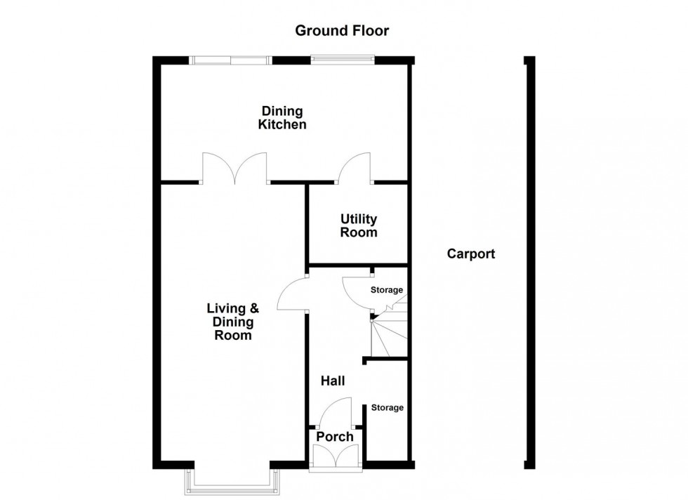 Floorplan for Leicester Road, Enderby, Leicester