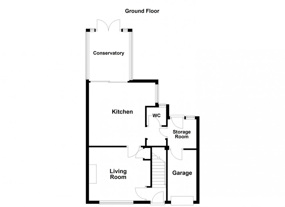 Floorplan for Sandhill Drive, Enderby, Leicester