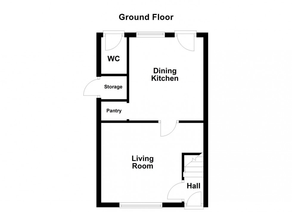 Floorplan for Cromford Avenue, Wigston