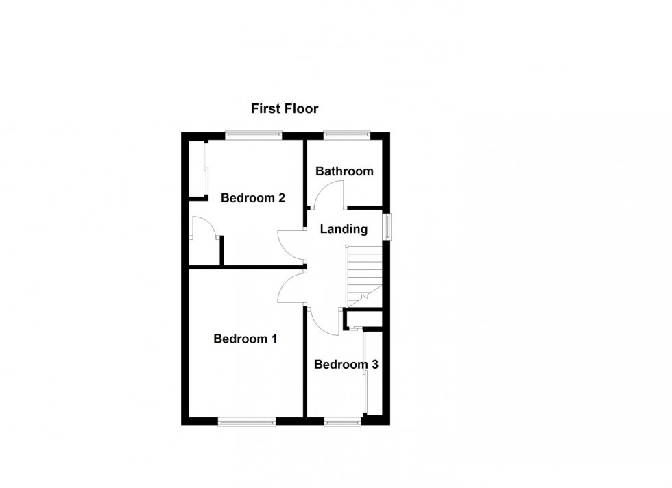 Floorplan for Coleridge Drive, Enderby, Leicester