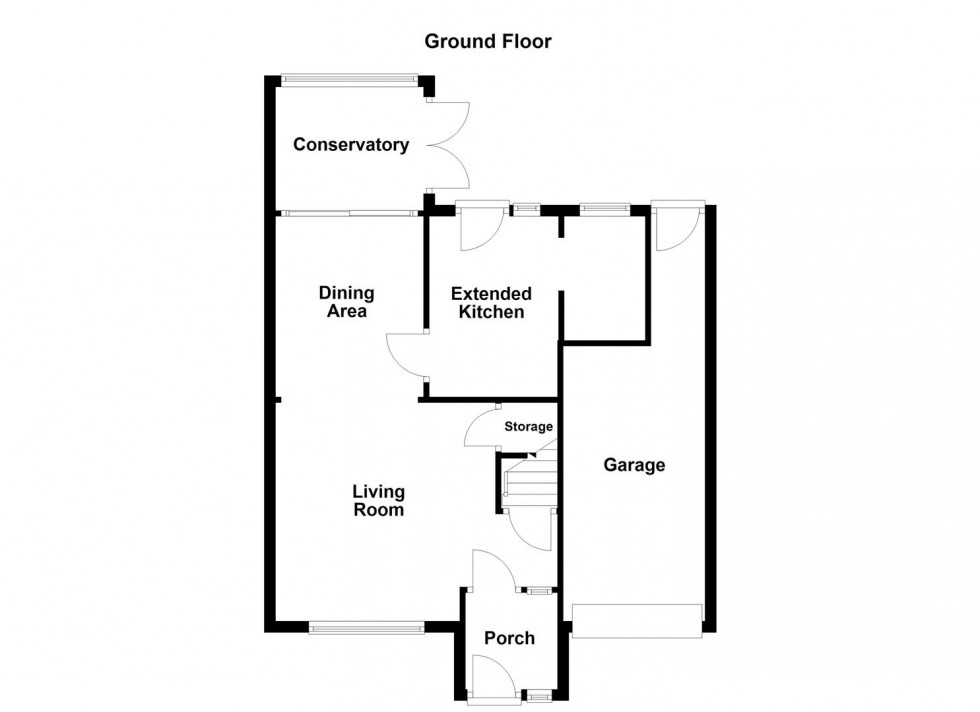 Floorplan for Coleridge Drive, Enderby, Leicester