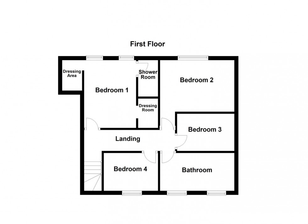 Floorplan for Mill Road, Ullesthorpe, Lutterworth