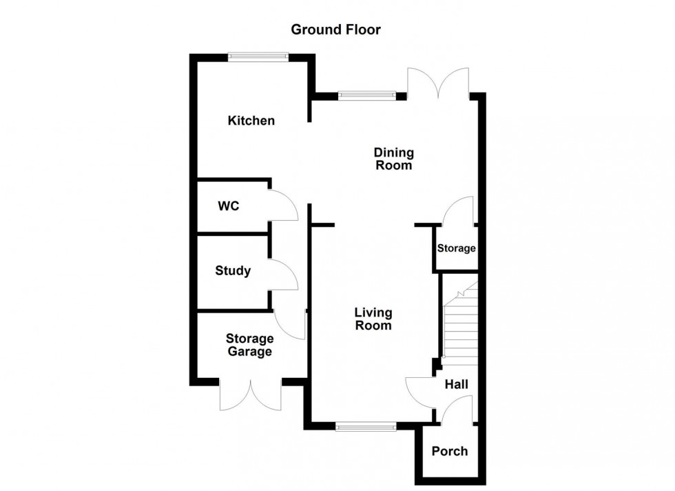 Floorplan for Holden Close, Whetstone, Leicester