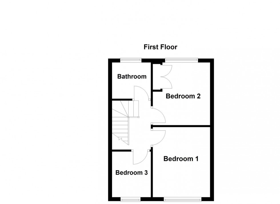 Floorplan for Farthingdale Close, Cosby, Leicester