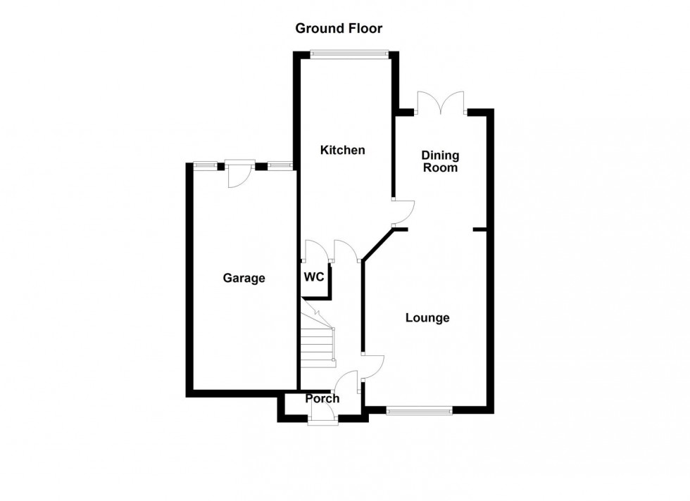 Floorplan for Saville Road, Blaby, Leicester