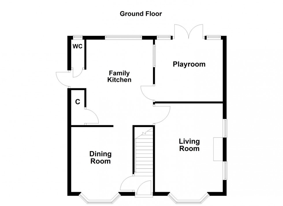 Floorplan for Alexander Avenue, Enderby, Leicester