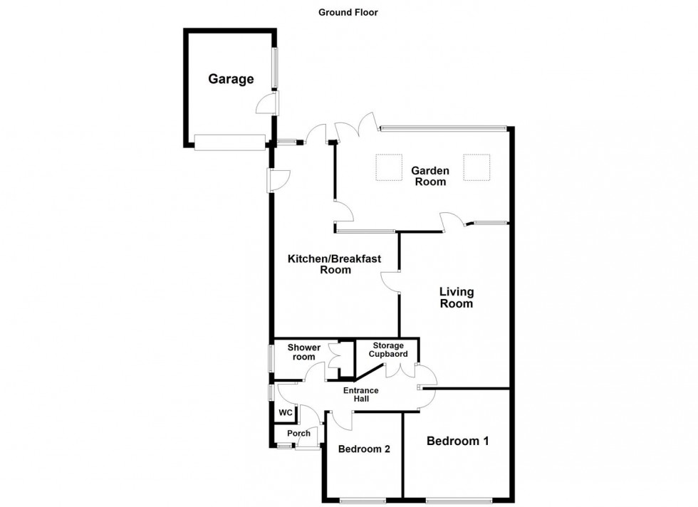 Floorplan for Boswell Street, Narborough, Leicester