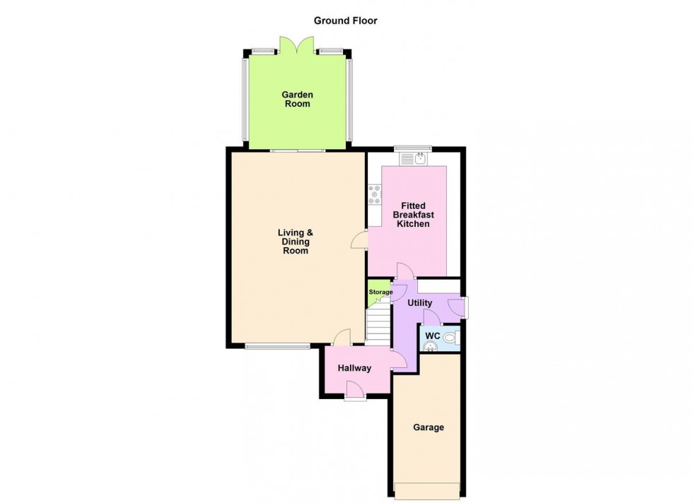 Floorplan for Tennyson Street, Narborough, Leicester