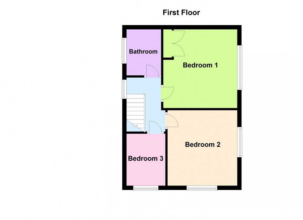 Floorplan for Farthingdale Close, Cosby, Leicester