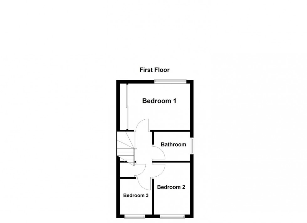 Floorplan for Simpson Close, Whetstone, Leicester