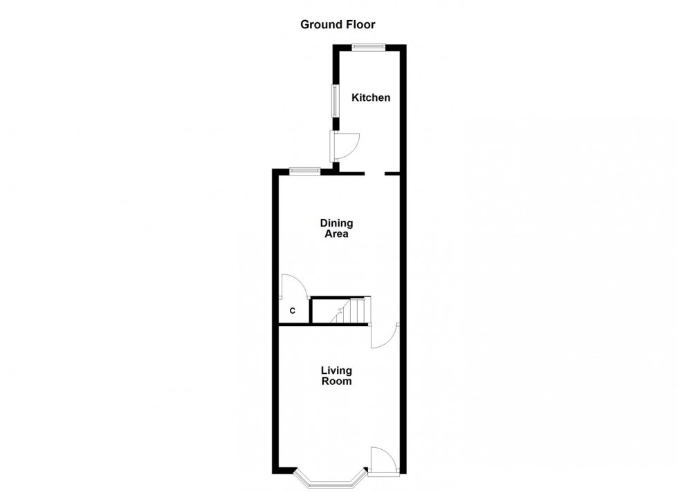 Floorplan for Stanton Road, Sapcote, Leicester