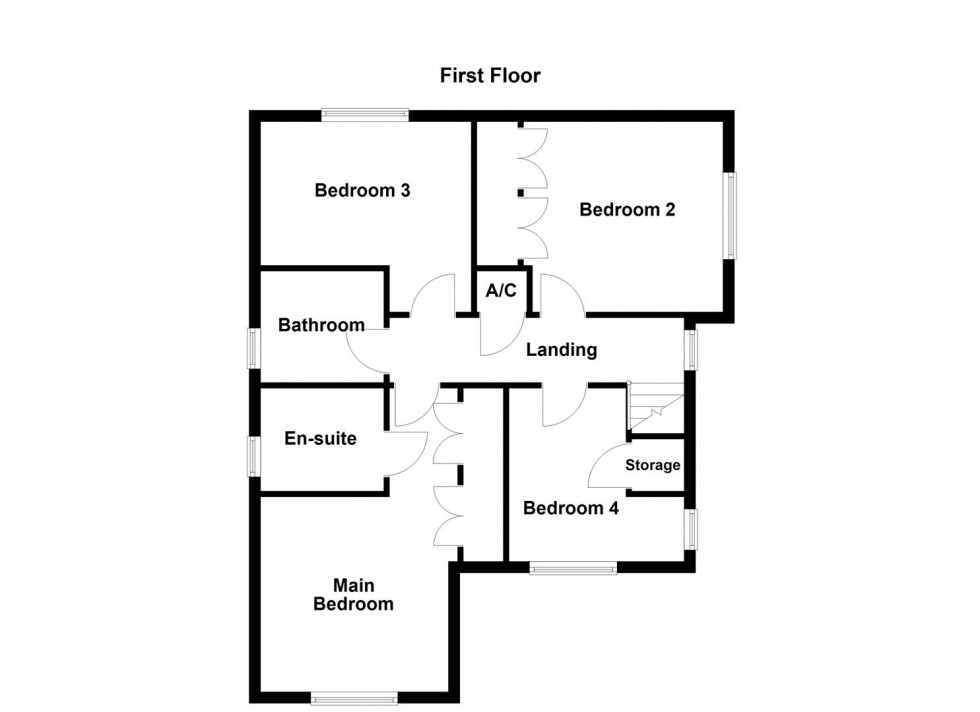 Floorplan for Martha Close, Countesthorpe, Leicester