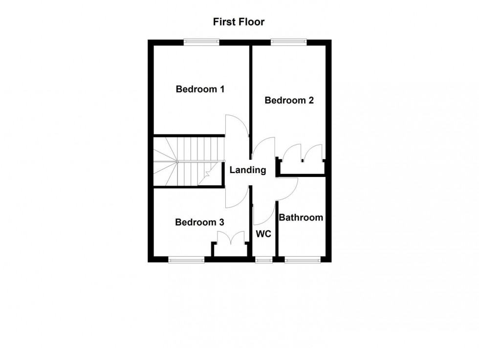 Floorplan for Sonning Way, Glen Parva