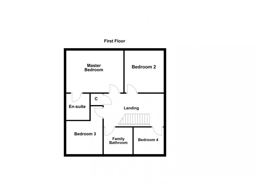 Floorplan for Hall Farm Crescent, Broughton Astley, Leicester