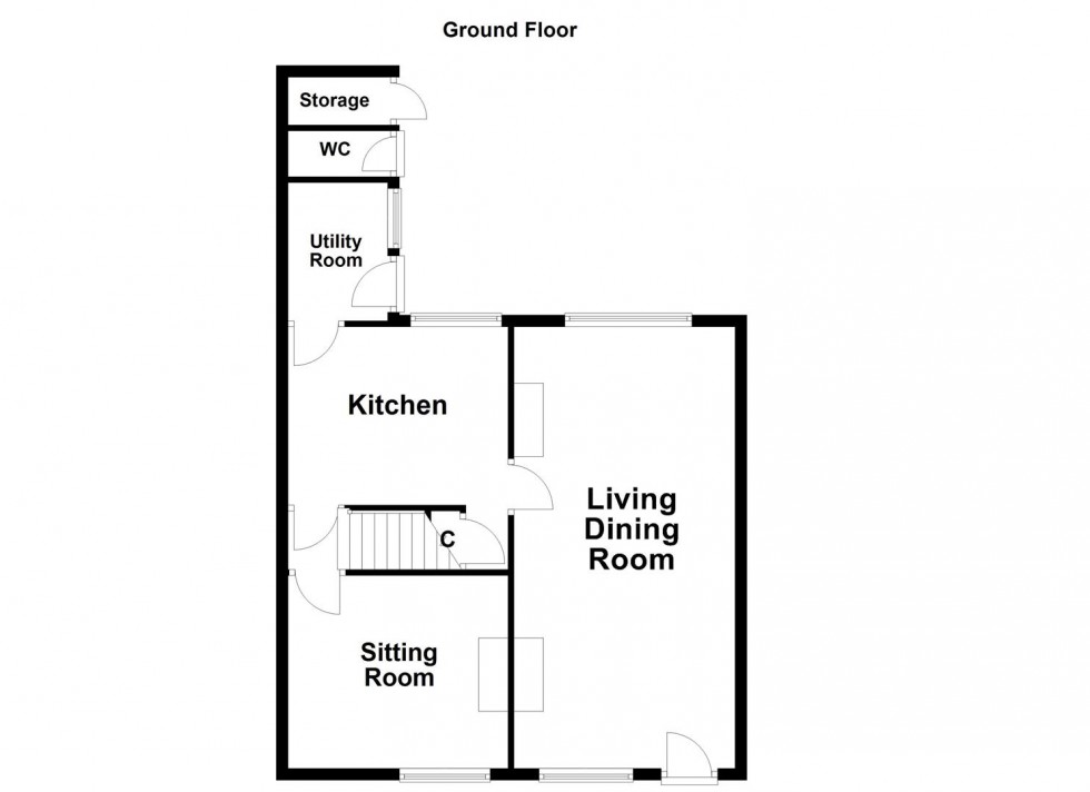 Floorplan for Park Road, Cosby, Leicester