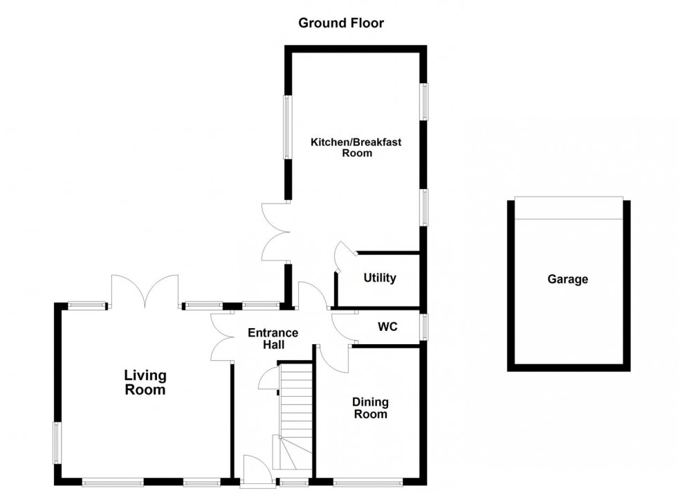 Floorplan for Goscote Drive, Narborough