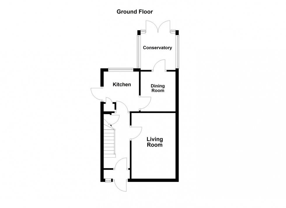 Floorplan for The Fairway, Blaby, Leicester