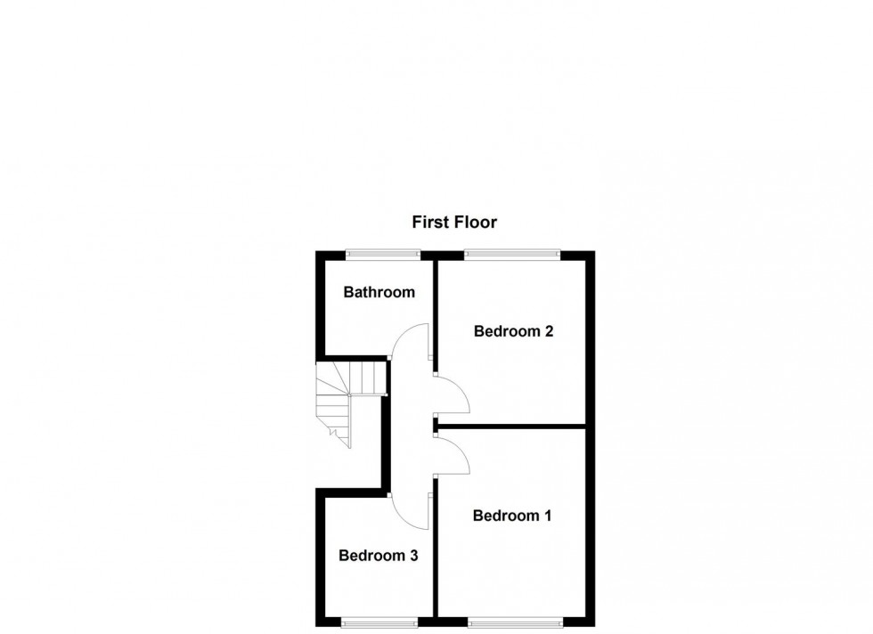 Floorplan for The Fairway, Blaby, Leicester