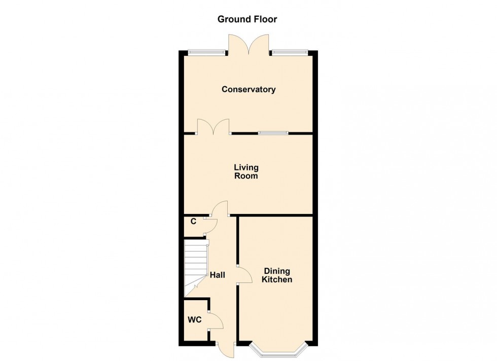 Floorplan for Mill Field Avenue, Countesthorpe