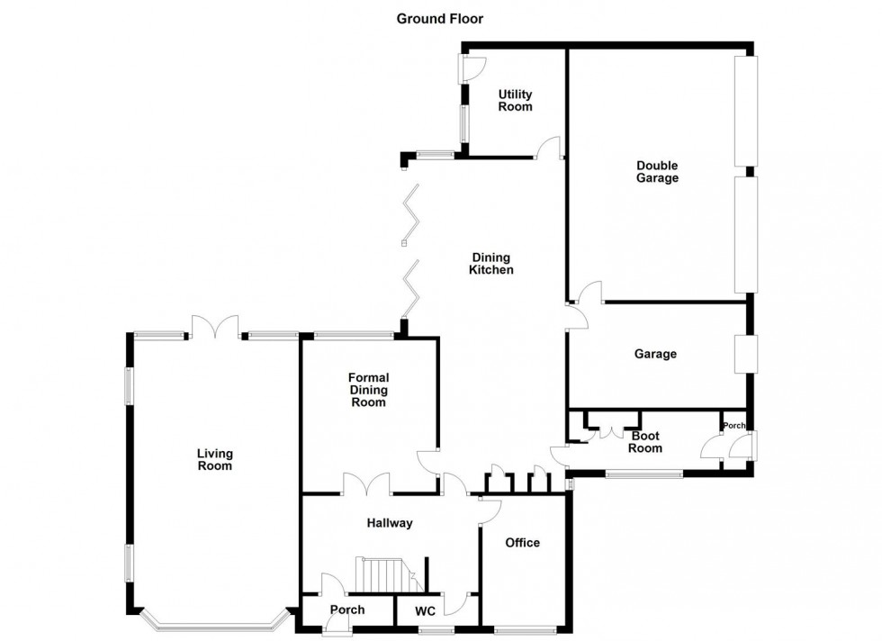 Floorplan for Chestnut Grange, Broughton Astley