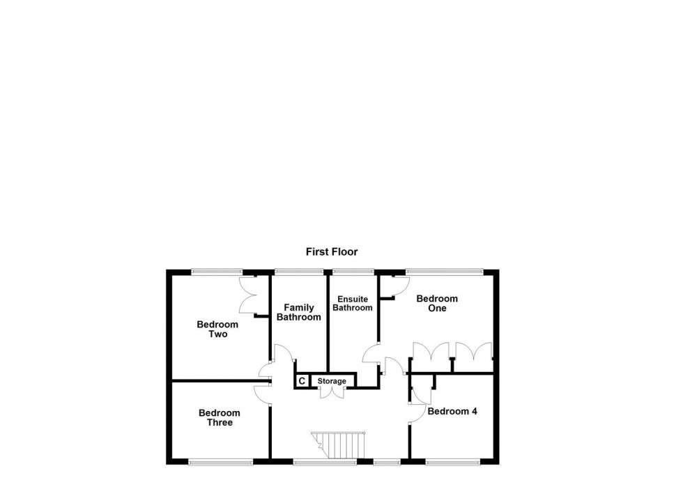 Floorplan for Chestnut Grange, Broughton Astley