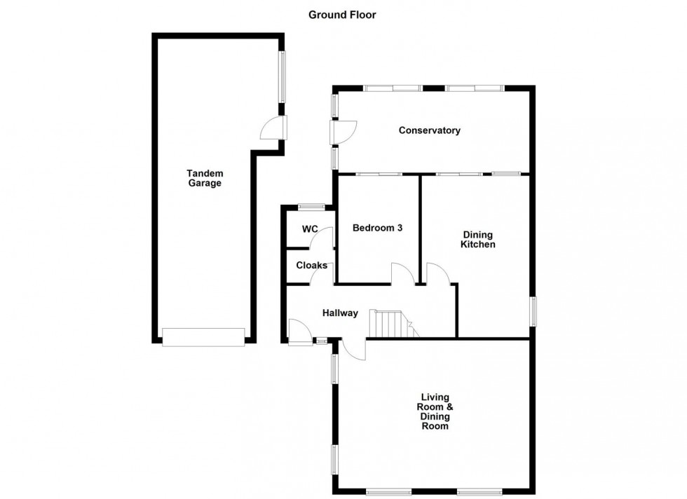 Floorplan for Equity Road, Enderby, Leicester