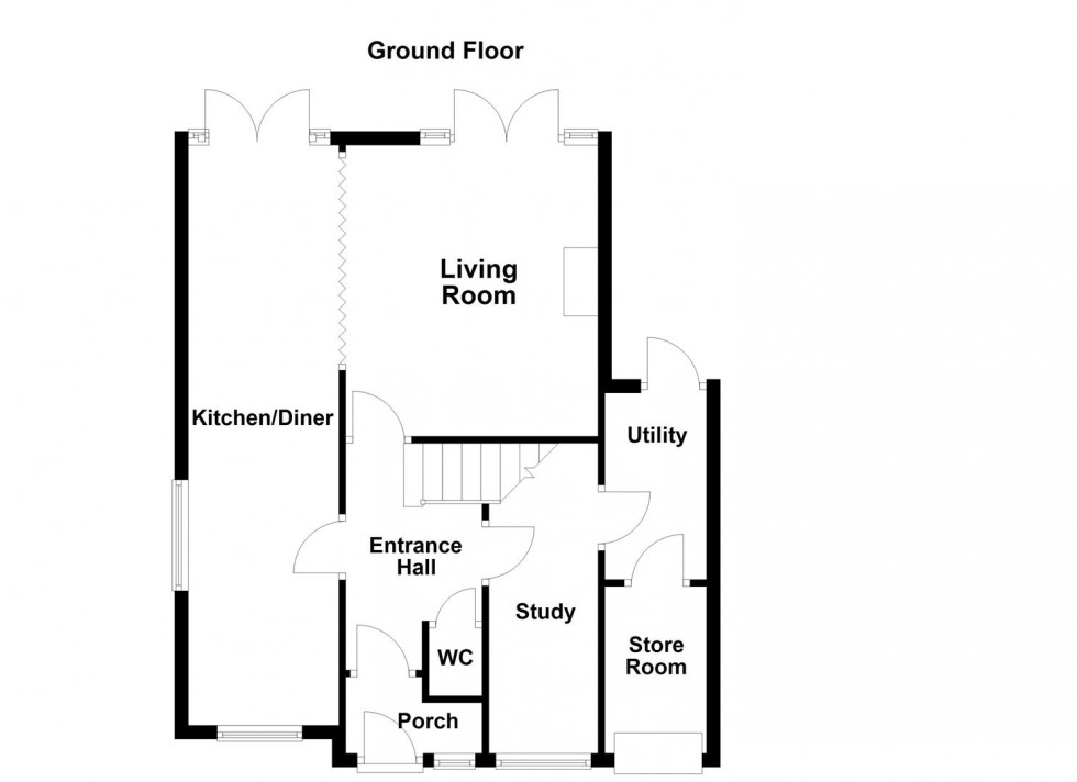 Floorplan for Hall Farm Crescent, Broughton Astley, Leicester