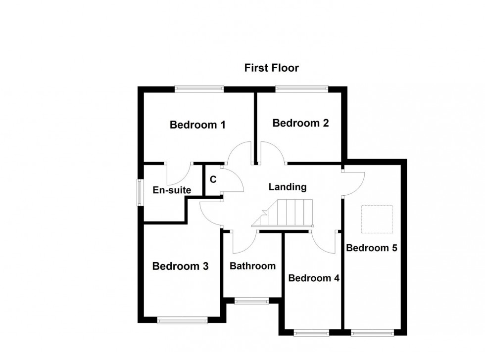 Floorplan for Hall Farm Crescent, Broughton Astley, Leicester