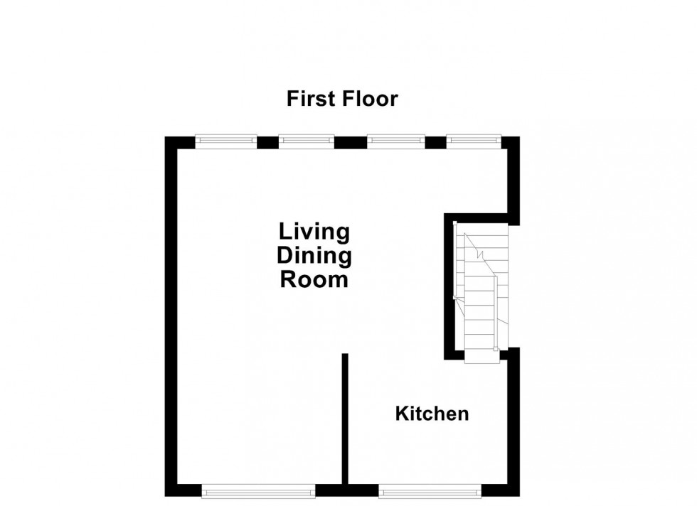 Floorplan for James Street, Blaby, Leicester