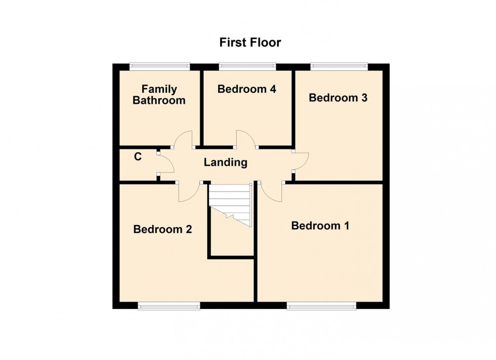 Floorplan for Alyssum Way, Narborough