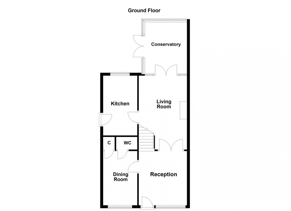 Floorplan for Kipling Drive, Enderby, Leicester