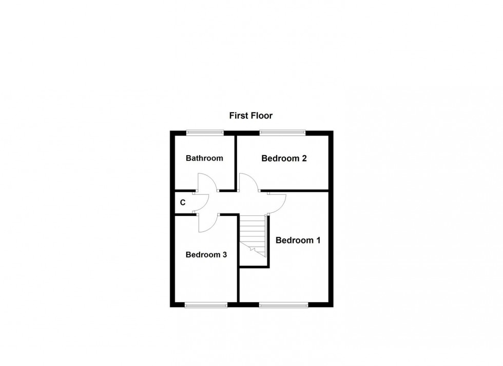 Floorplan for Kipling Drive, Enderby, Leicester