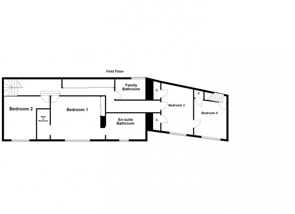 Floorplan for The Corner House, The Nook, Cosby