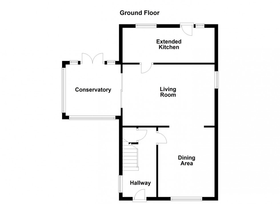 Floorplan for Tudor Drive, Cosby, Leicester