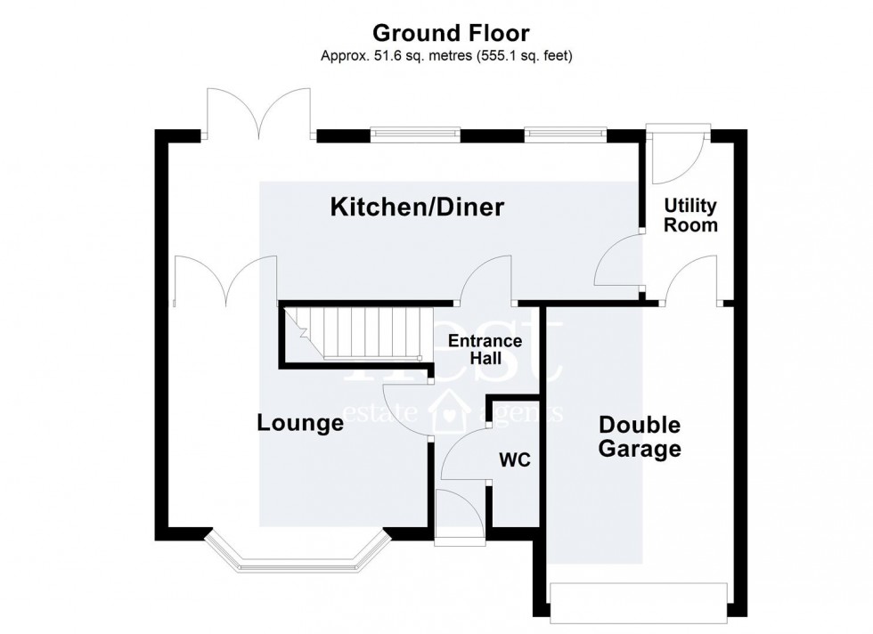 Floorplan for Chestnut Close, Broughton Astley, Leicester