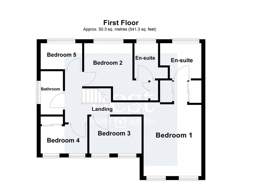 Floorplan for Chestnut Close, Broughton Astley, Leicester