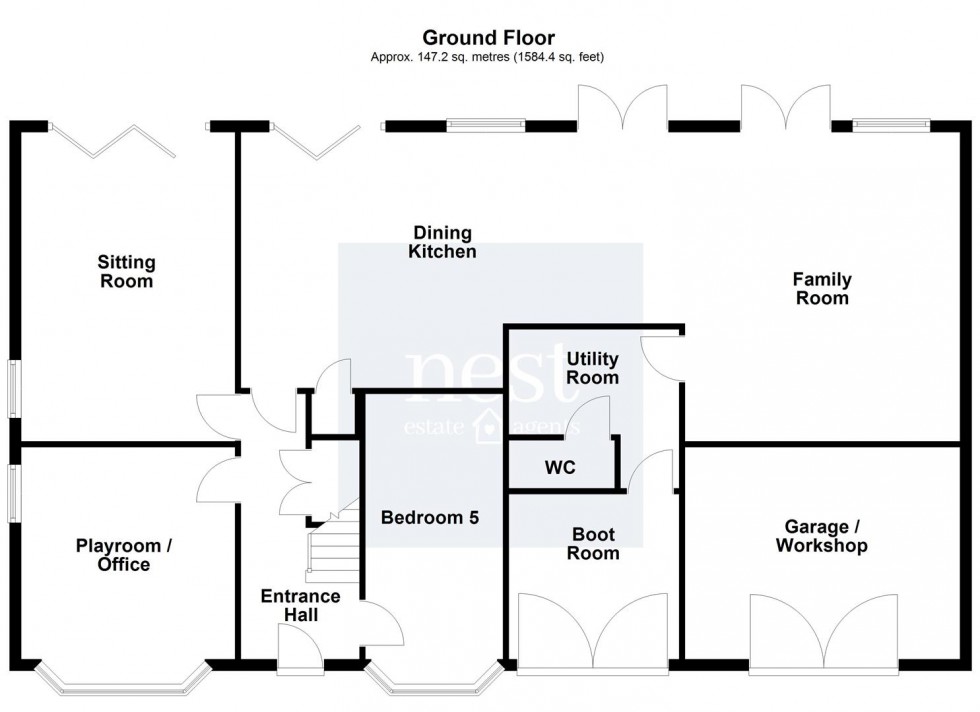 Floorplan for West Street, Enderby, Leicester