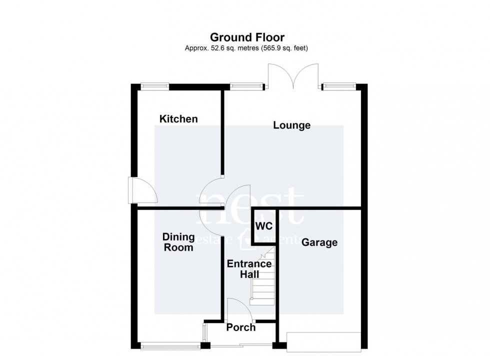 Floorplan for Murray Close, Broughton Astley, Leicester