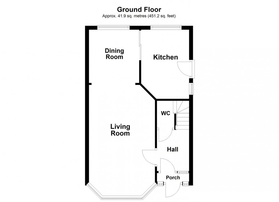 Floorplan for Gayhurst Close, Leicester