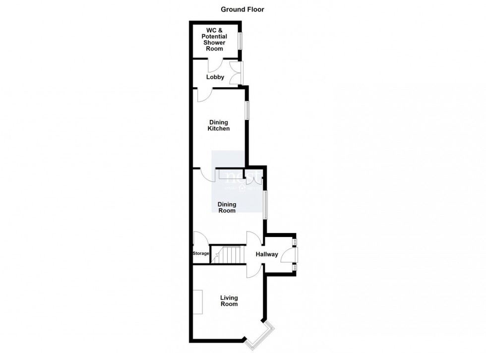 Floorplan for Holywell Road, Leicester