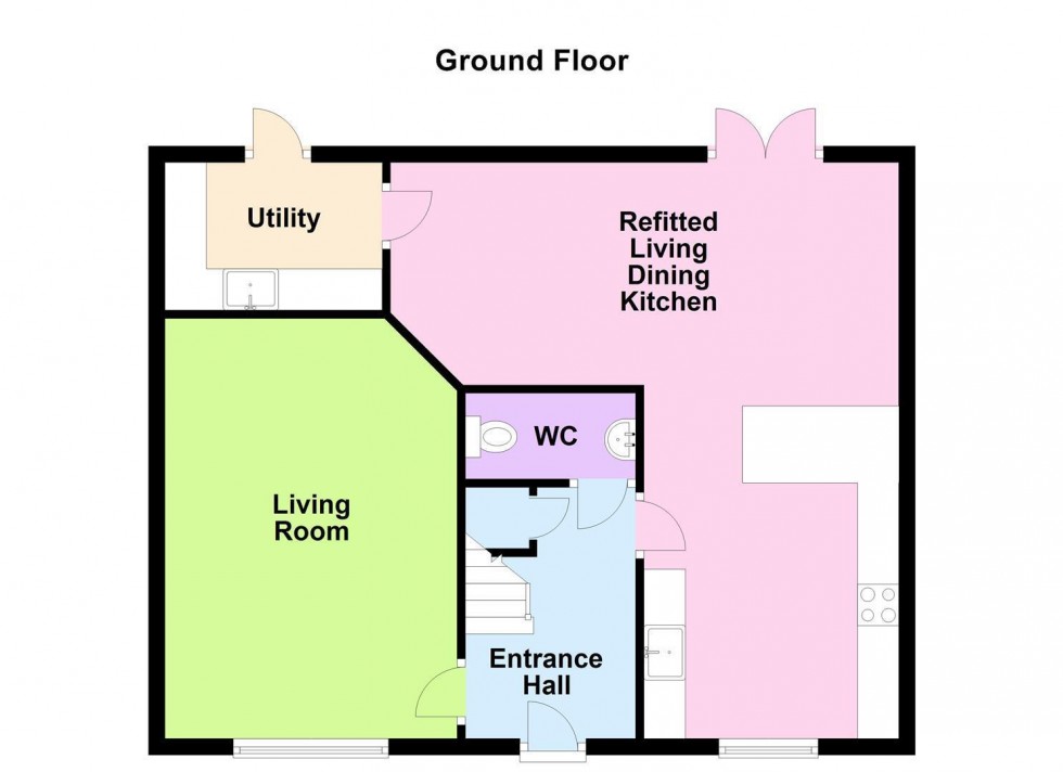 Floorplan for Henson Close, Whetstone, Leicester